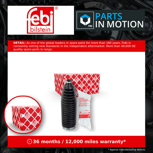 Steering rack boot - boot, febi
