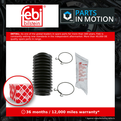 Steering rack boot - boot, fits