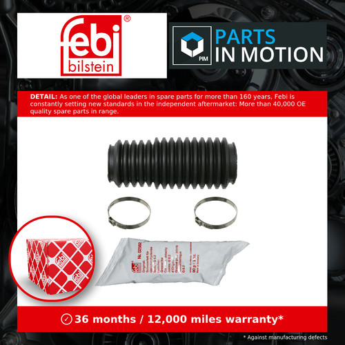 Steering rack boot - boot, fits