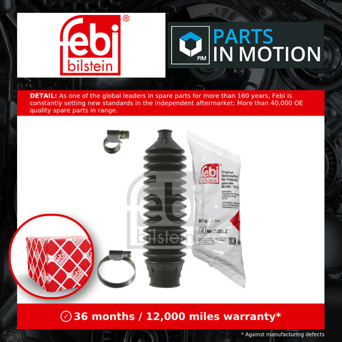 Steering rack boot fits - rack,
