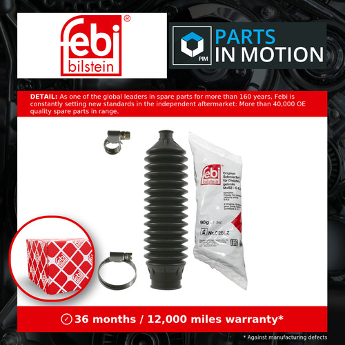 Steering rack boot - boot, fits